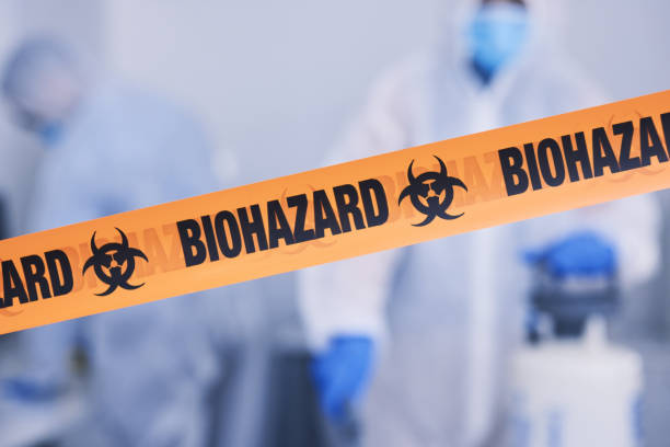 Professional Biohazard Cleanup technician working in Taylor, MI